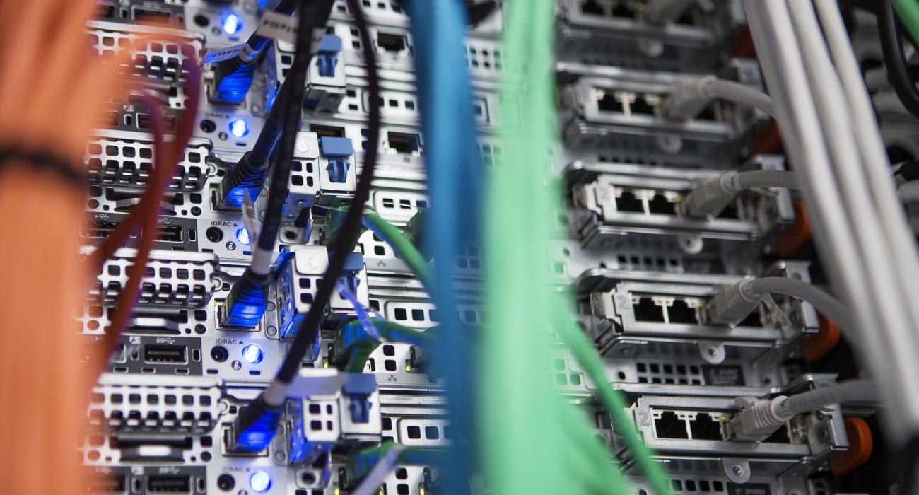 Data rack. Photo: Anne Line Bakken